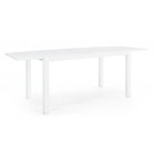 Vrtna raztegljiva miza HILDE 140-210X77 LD30 bela