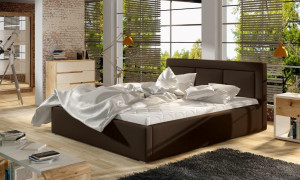 Oblazinjena postelja KARIN 200x200