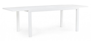 Vrtna raztegljiva miza HILDE 160-240X90 LD30 bela